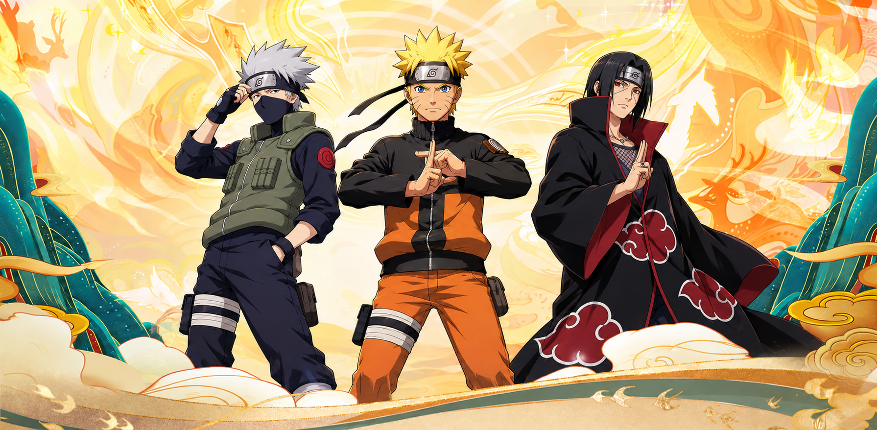 Naruto, Sasuke và Sakura